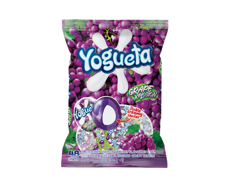 Yogueta Pops 48's - Grape Xplosion
