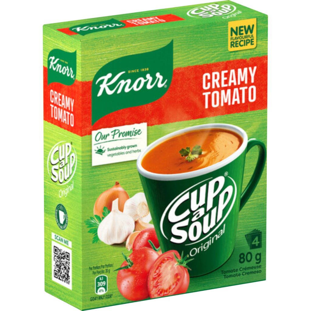 Knorr Cup A Soup 10x80g - Cream Of Tomato