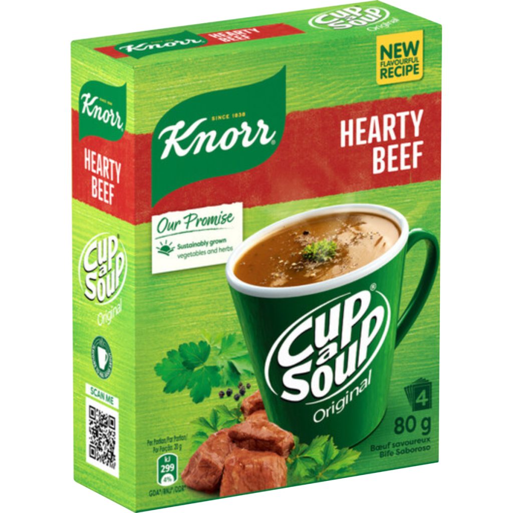 Knorr Cup A Soup 10x80g - Hearty Beef