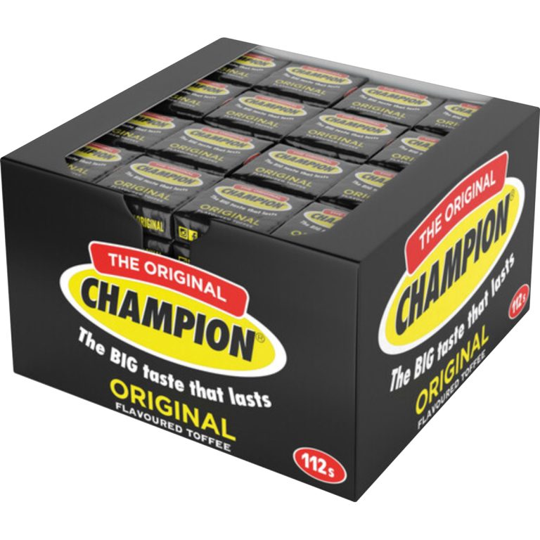10589 - CHAMPION TOFFEES - ORIGINAL 112'S