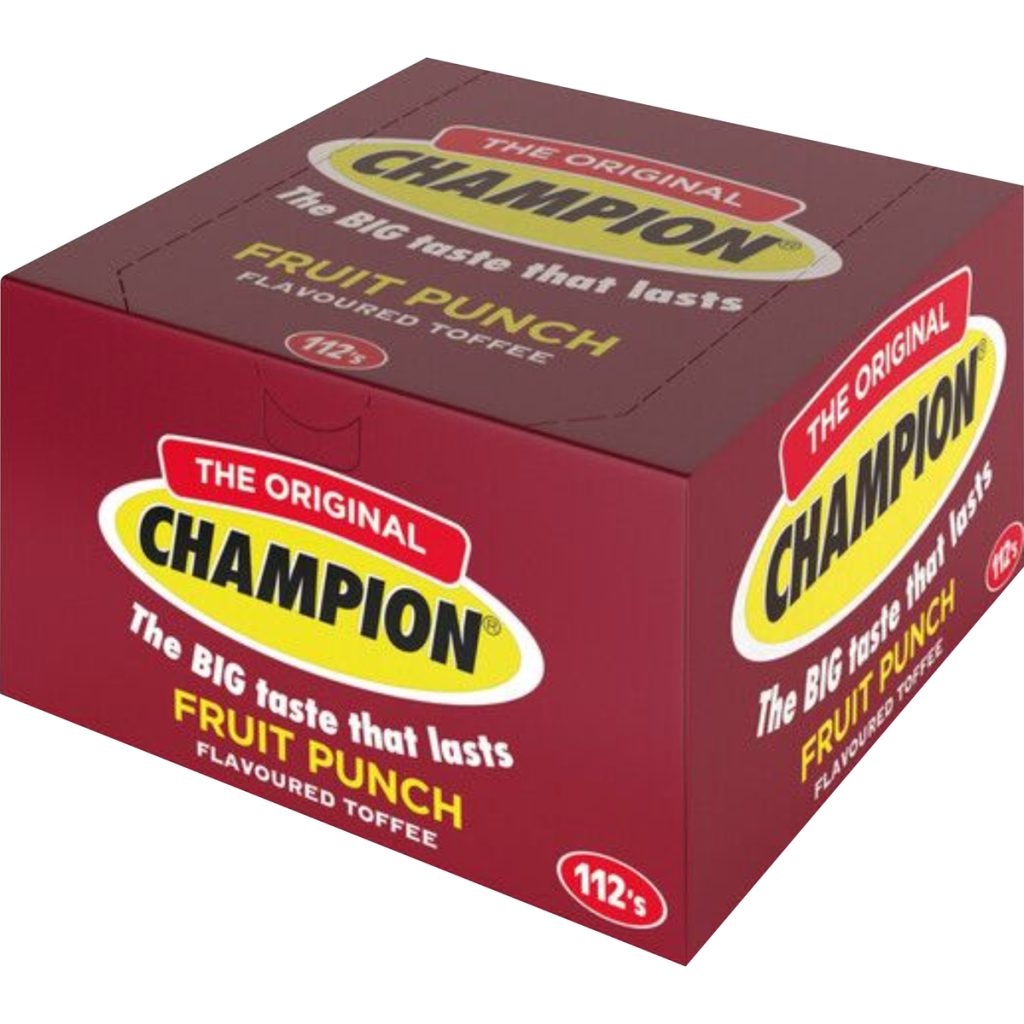 Champion Toffees 112's - Fruit Punch