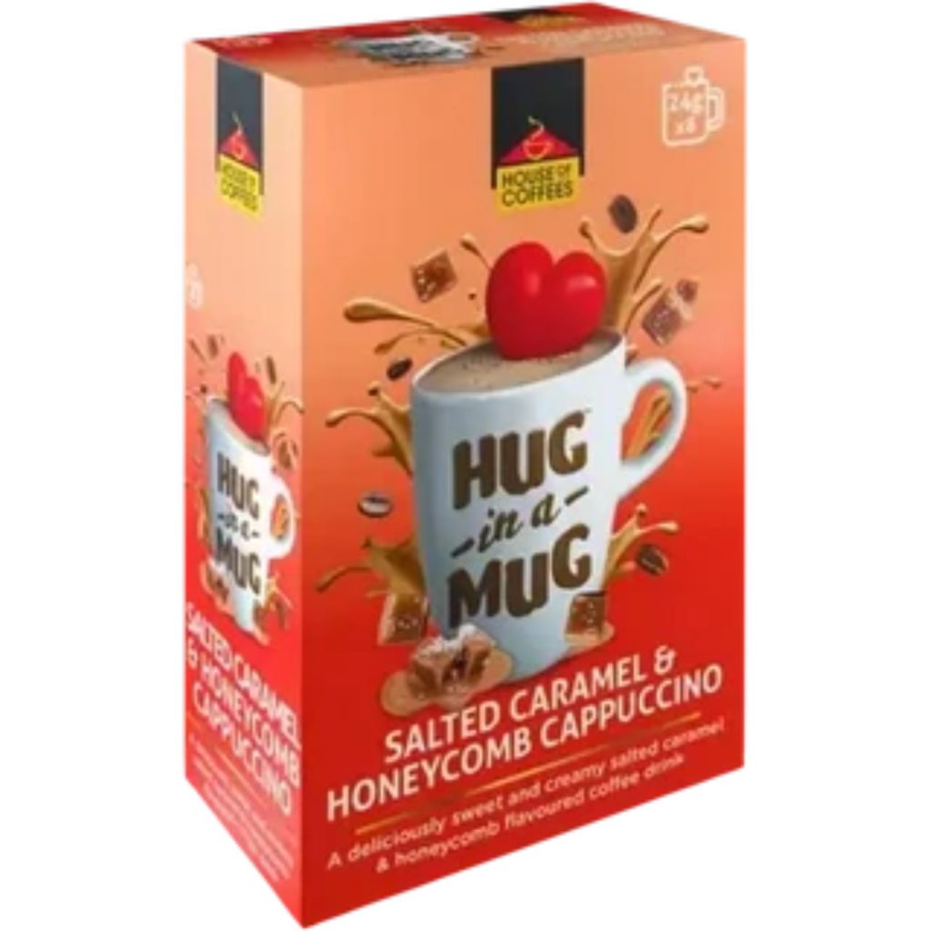 Hug In A Mug Sachets 8x24g - Salted Caramel Cappuccino