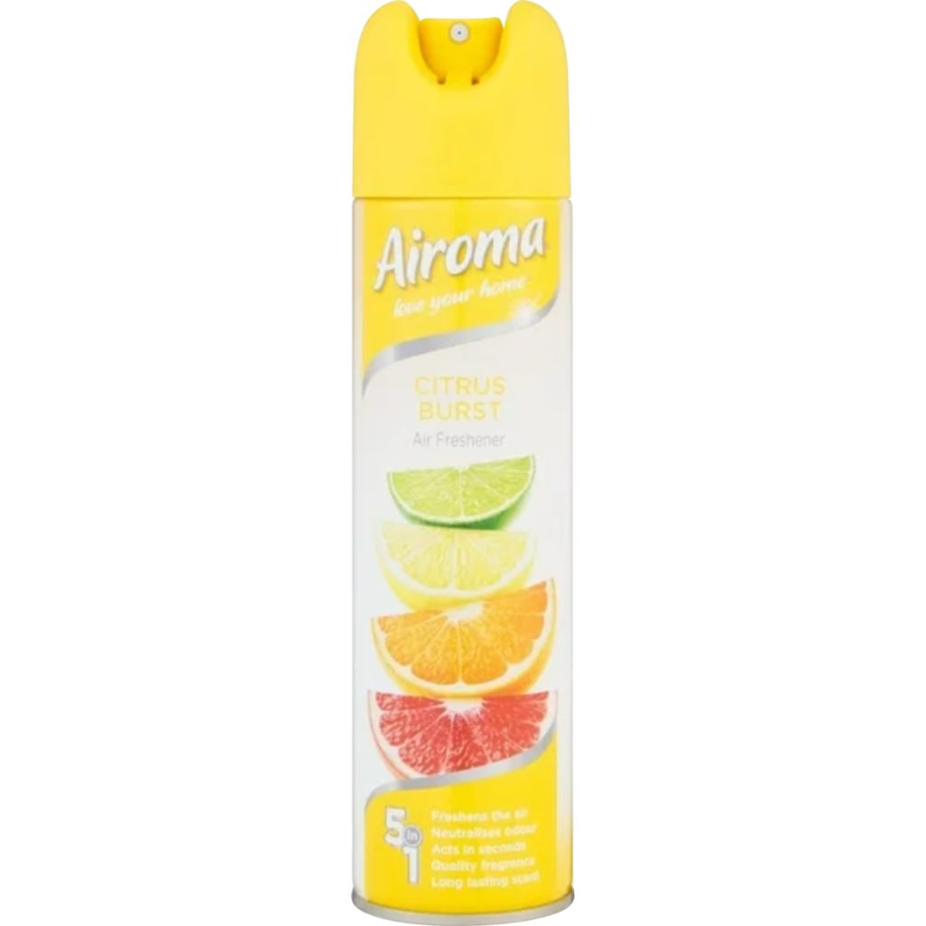 Airoma Air Freshener 6x210ml - Citrus Burst