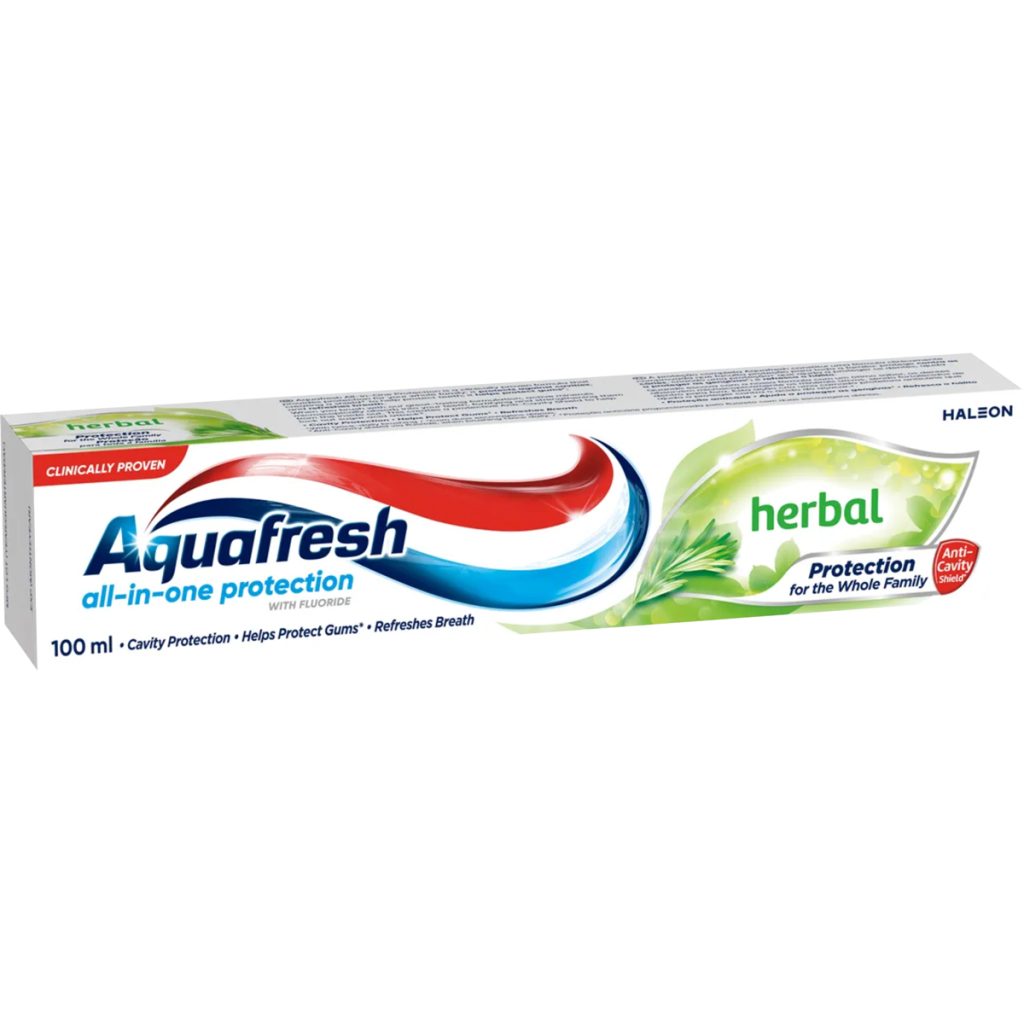 Aquafresh Toothpaste 12x100ml - Herbal
