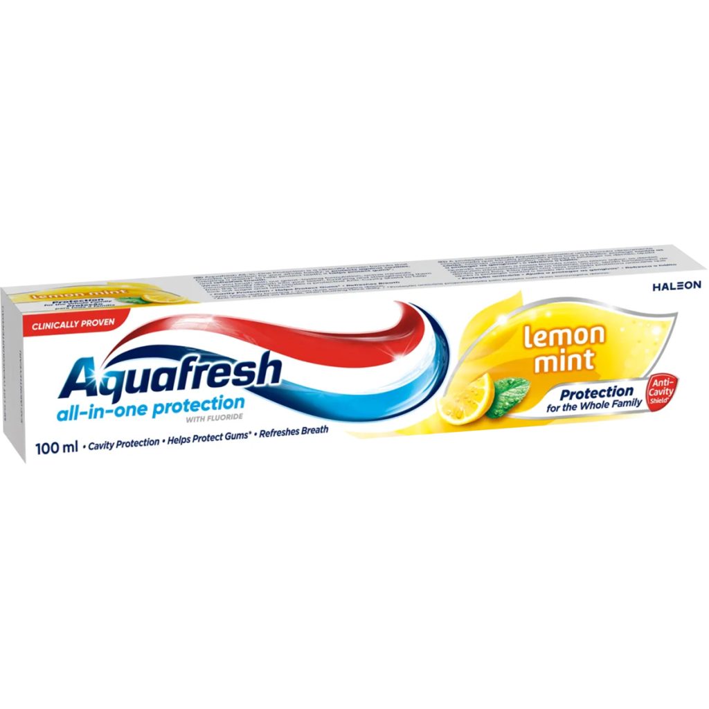 Aquafresh Toothpaste 12x100ml - Lemon Mint