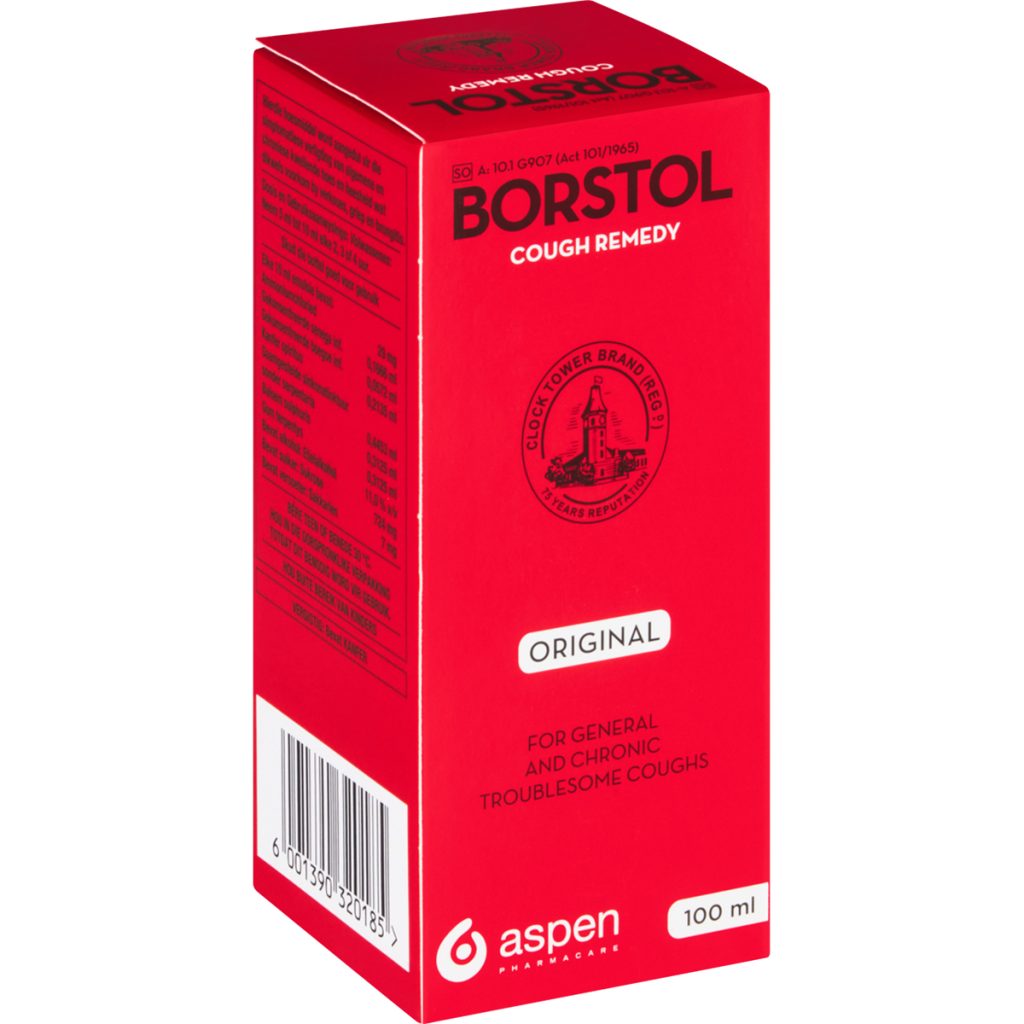 Borstol Cough Mixture 6x100ml - Regular