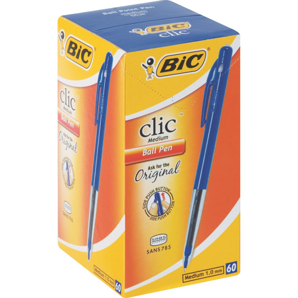 Bic Clic Ball Pens 60's - Blue