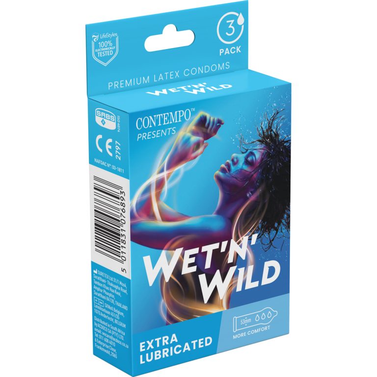 438 - CONTEMPO CONDOMS - WET 'N WILD 3'S