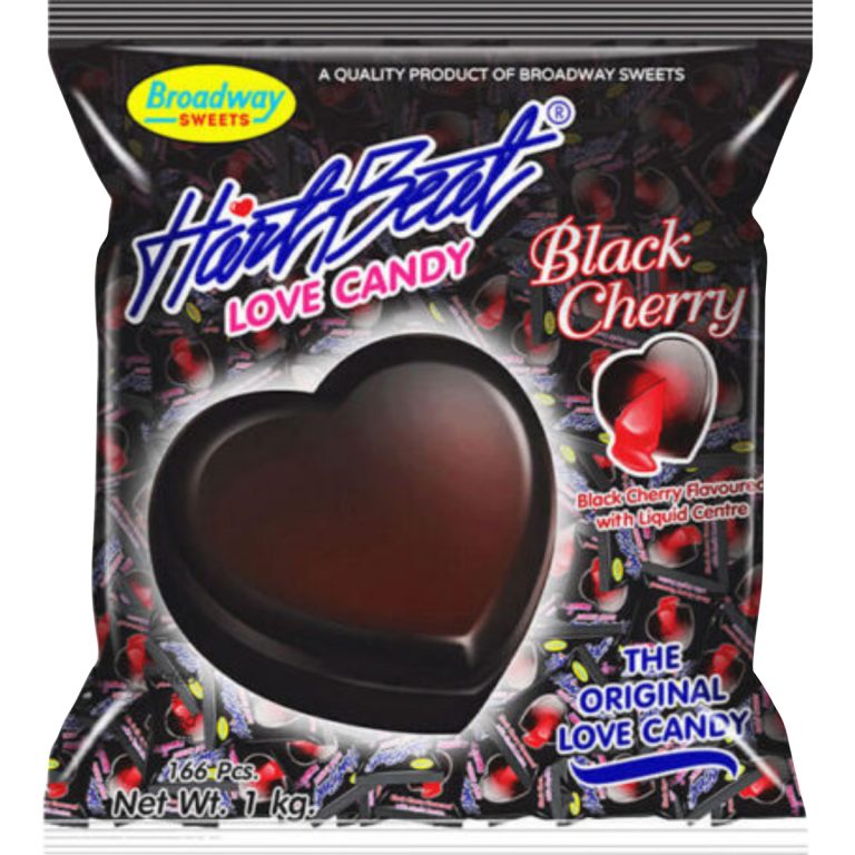 6453 - HEARTBEAT CANDY - BLACK CHERRY 166 (1KG)