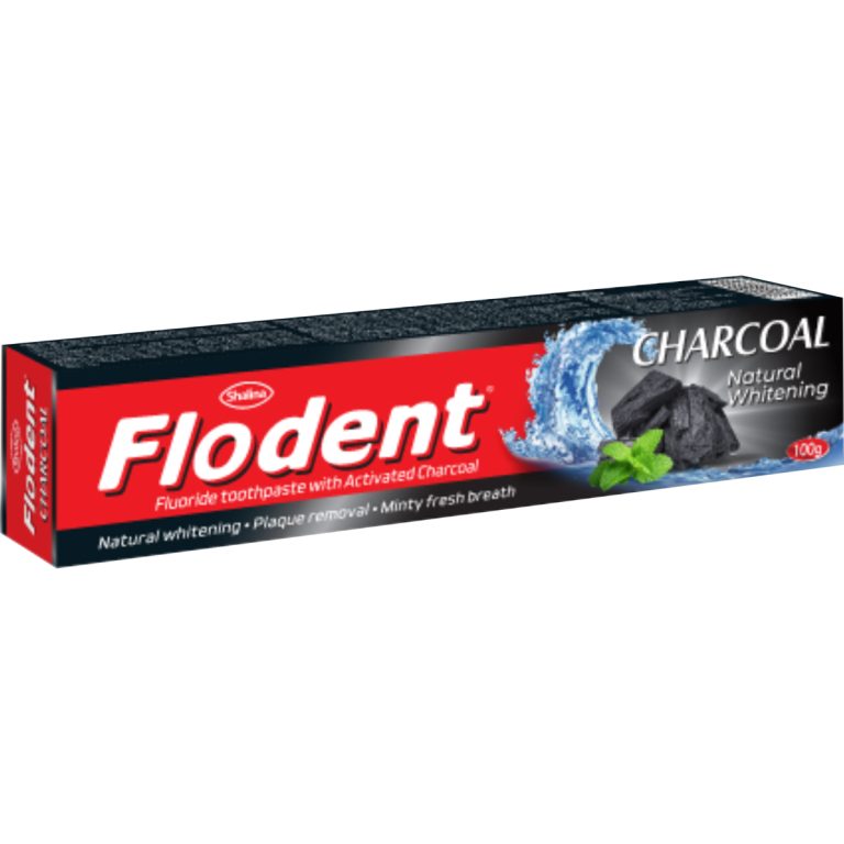 8119 - FLODENT TOOTHPASTE CHARCOAL 100G