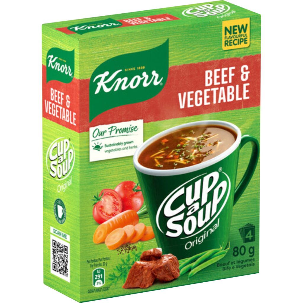 Knorr Cup A Soup 10x80g - Beef Vegetable