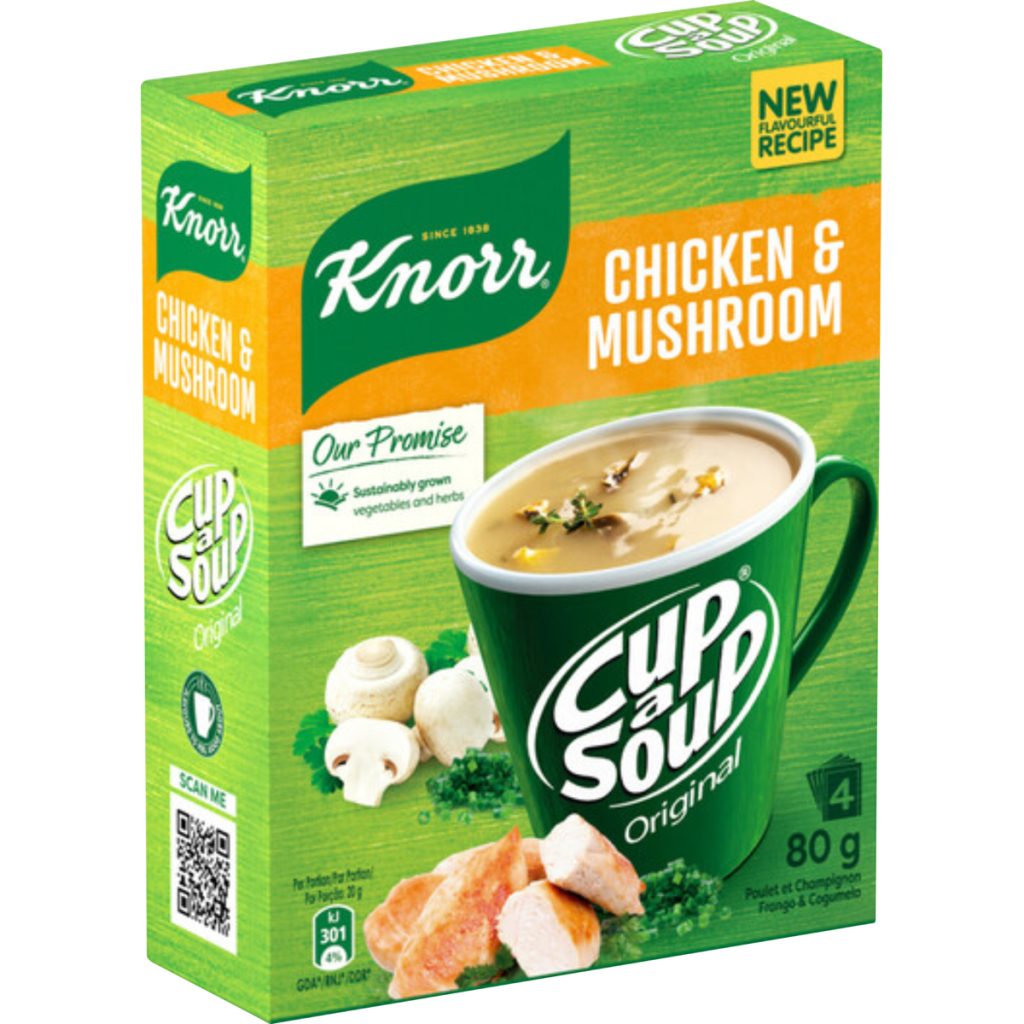 Knorr Cup A Soup 10x80g - Chicken & Mushroom