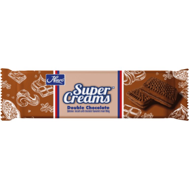 9640 - HENRO SUPER CREAMS - DOUBLE CHOCOLATE 125G