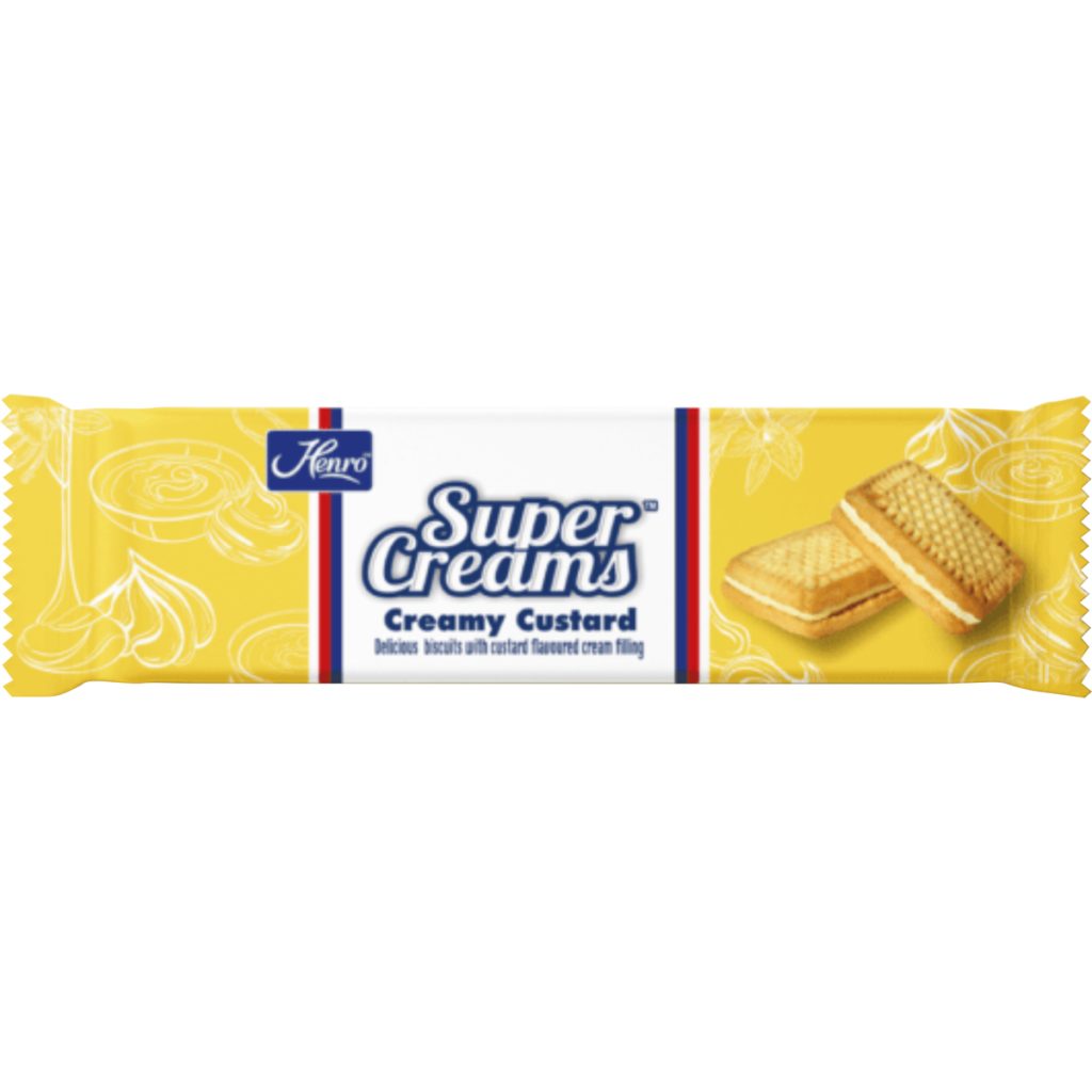 Henro Super Creams 12x125g - Creamy Custard