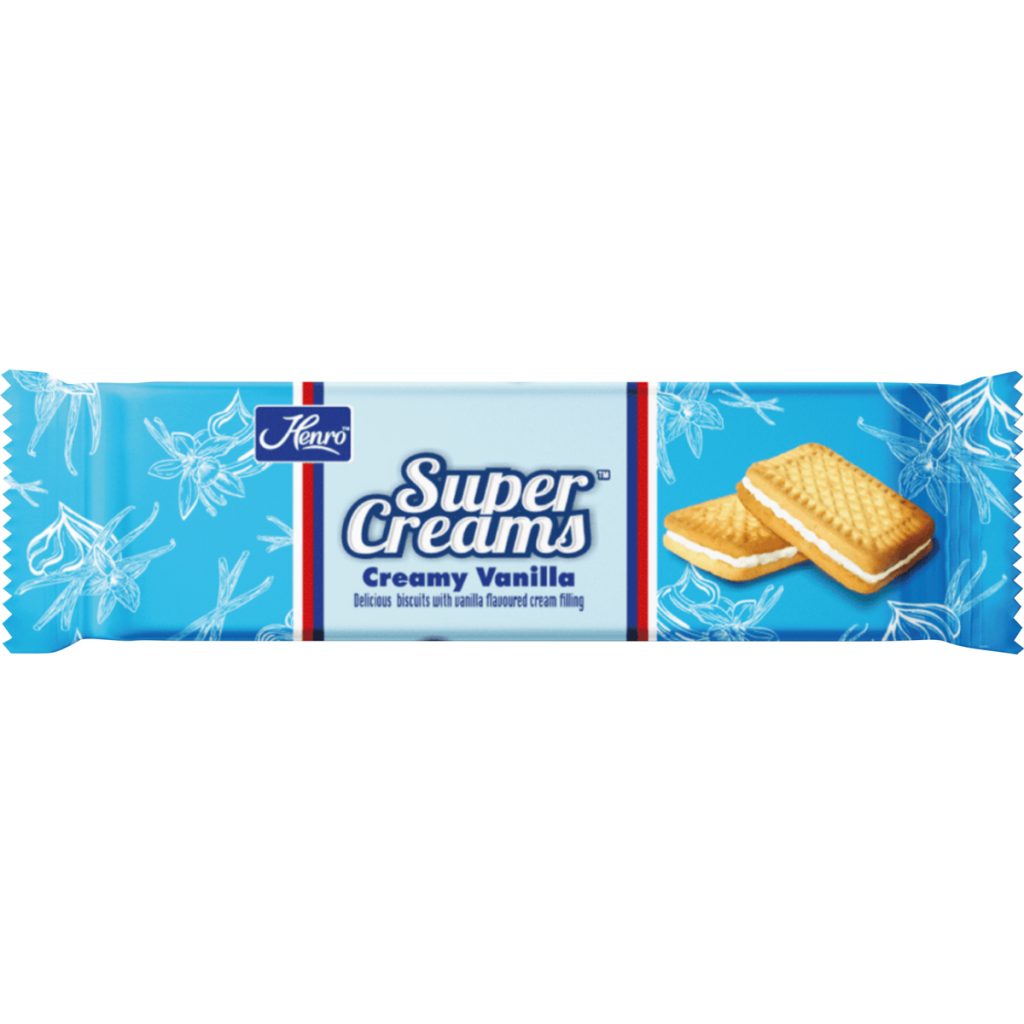 Henro Super Creams 12x125g - Creamy Vanilla