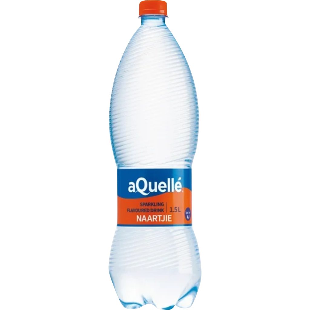 Aquelle Flavoured Water 6x1.5L - Sparkling Naartjie