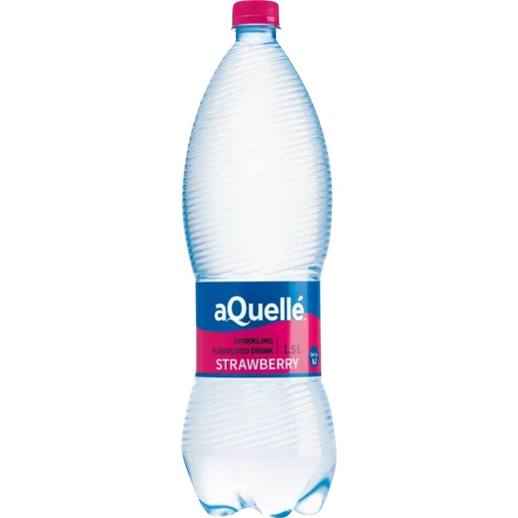 Aquelle Flavoured Water 6x1.5L - Sparkling Strawberry