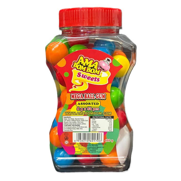 Ama Bom Mega Ball Gum 50's