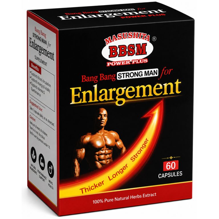 BANG BANG STRONGMAN ENLARGEMENT PILLS 60'S