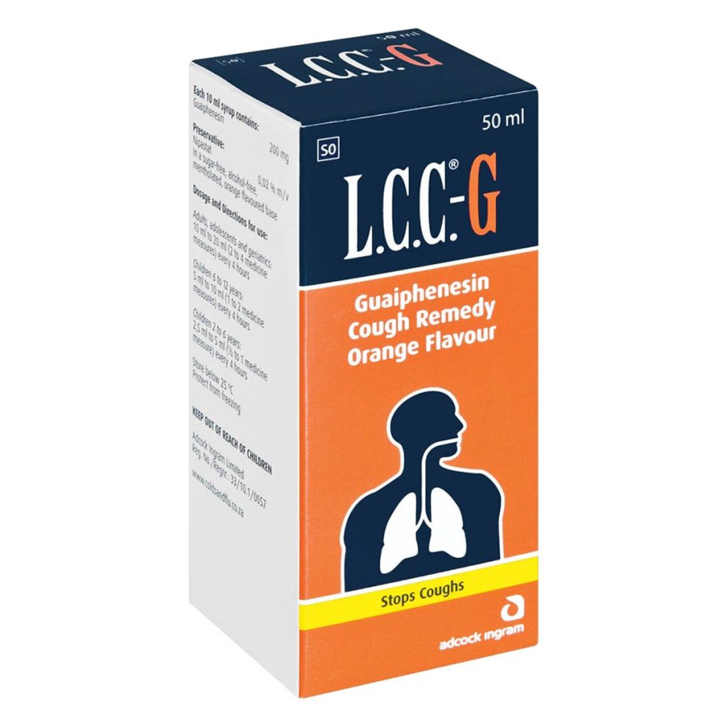 LCC Cough Mixture 6x50ml - Orange