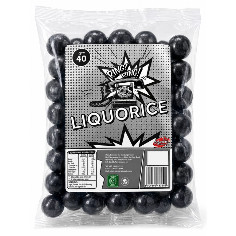 MARBURG CANDY LIQUORICE BALLS