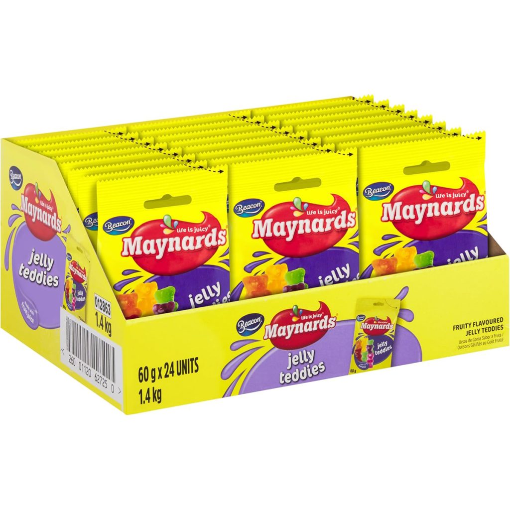 Maynards Gums & Jellies 24x60g - Jelly Teddies