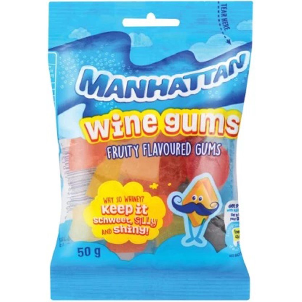 Manhattan Gums & Jellies 24x50g - Mini Wine Gums
