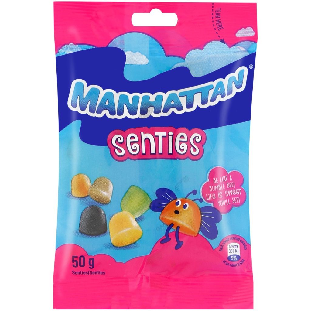 Manhattan Gums & Jellies 24x50g - Mini Senties