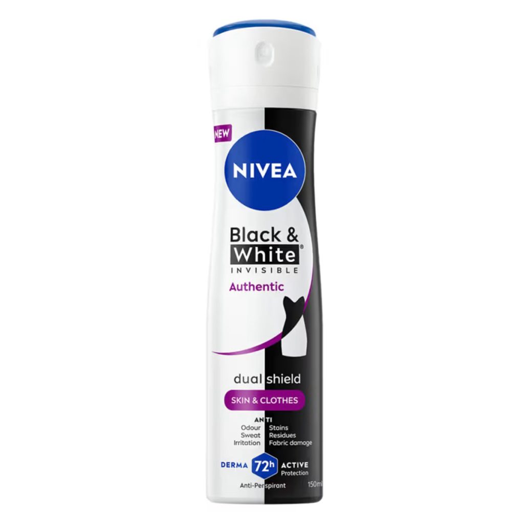 Nivea Deodorant 6x150ml - Inv B&w Authentic Female
