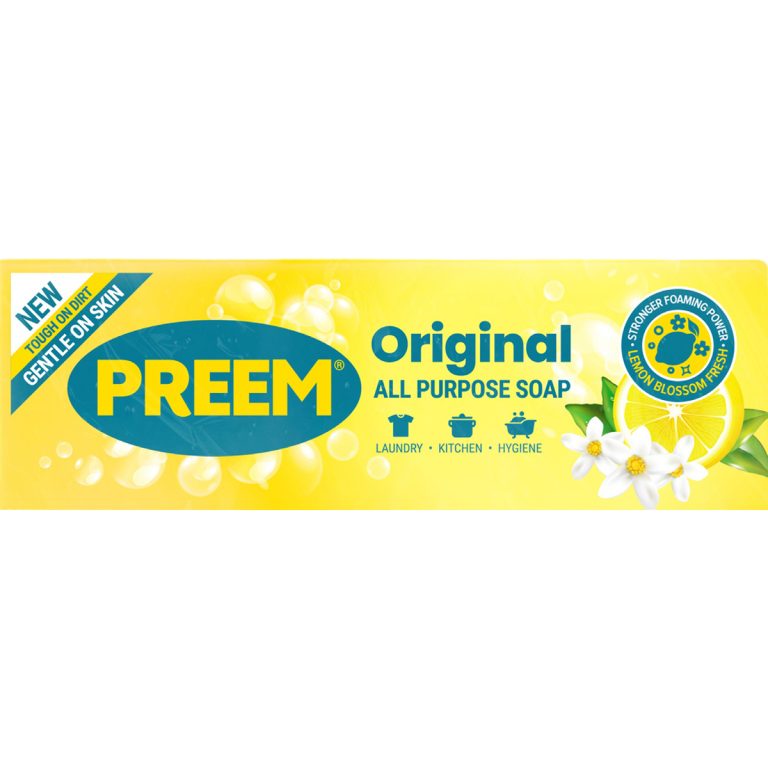 PREEM ALL PURPOSE SOAP YELLOW 125GR