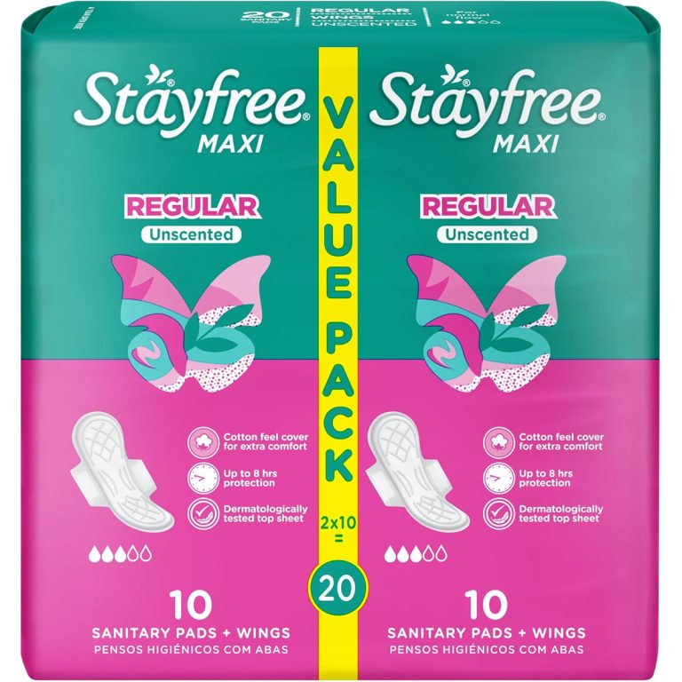 STAYFREE PADS VALUE PACK REGULAR 20'S - WINGS UNSCENTED