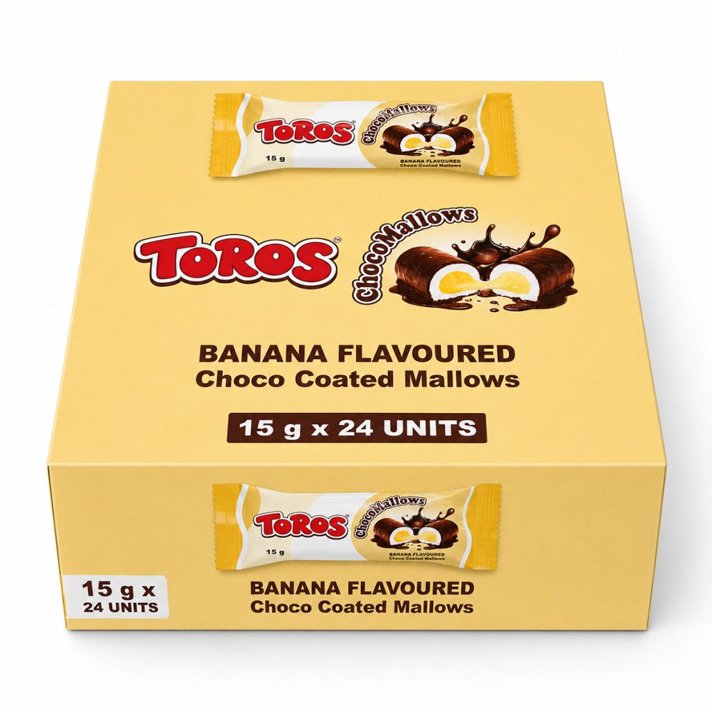 Toros Choco Mallows 24x15g - Banana
