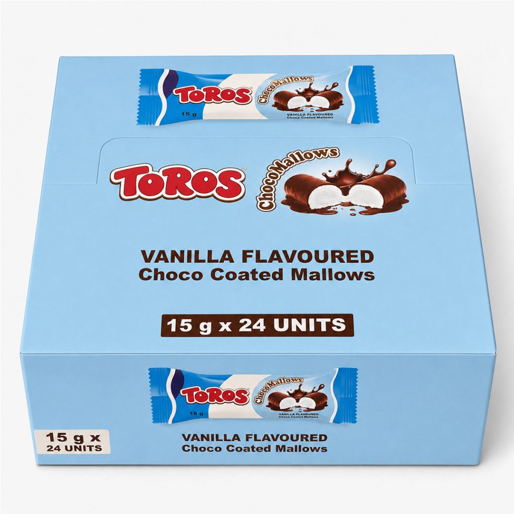 Toros Choco Mallows 24x15g - Vanilla