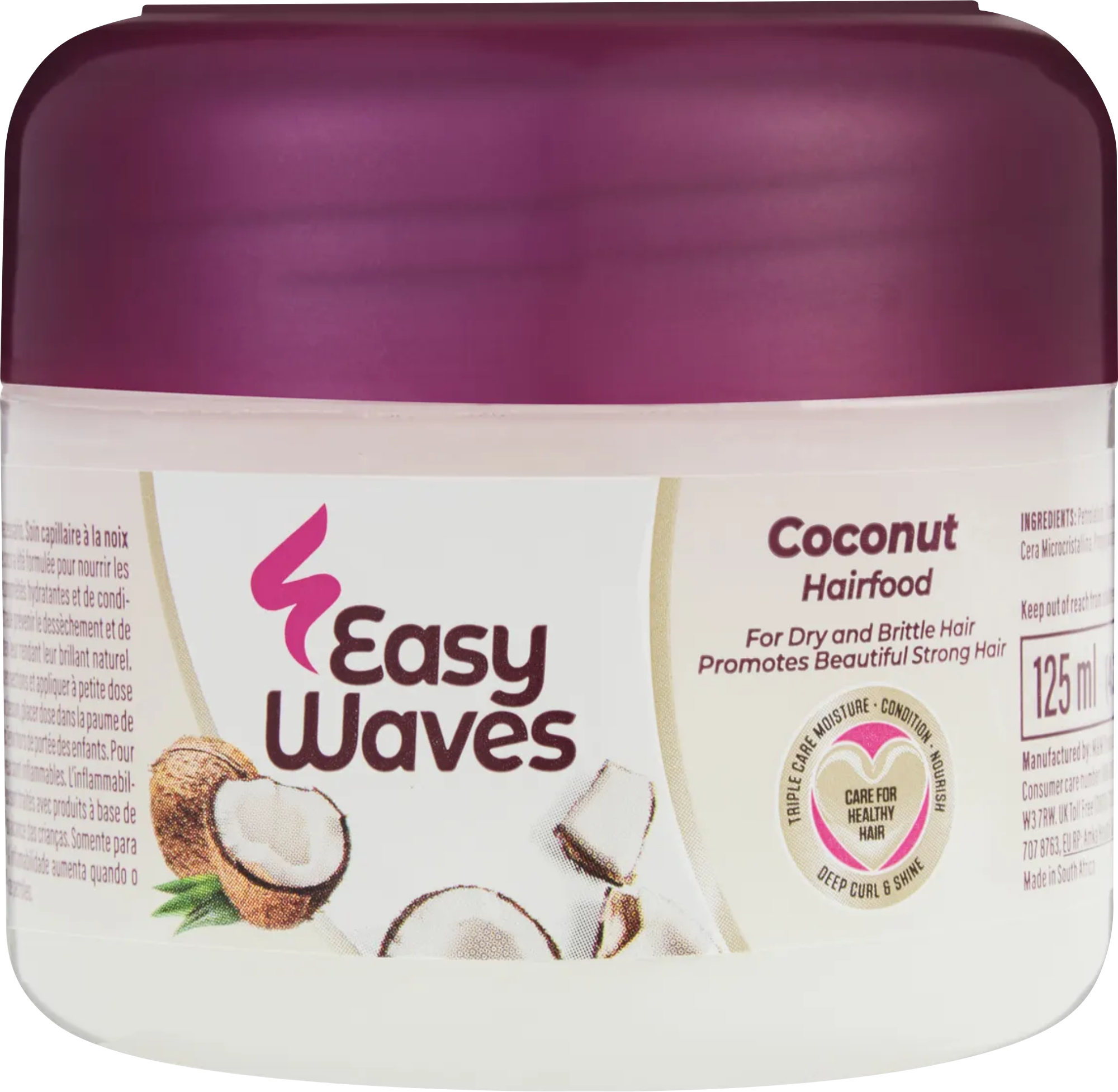 Easy Waves Hair Food Coconut 125Gr Sw