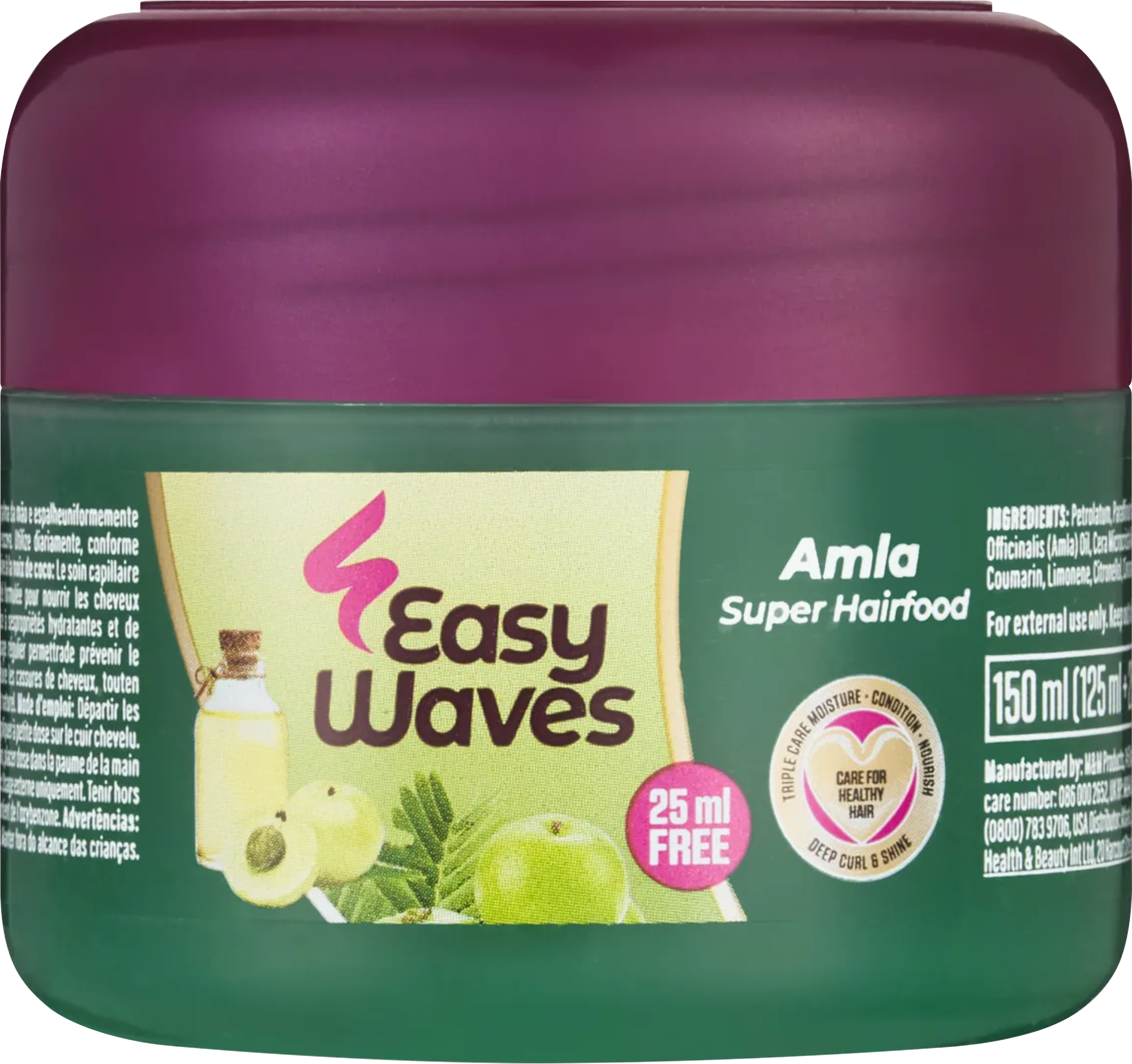 Easy Waves Hair Food 150Gr Amla Sw