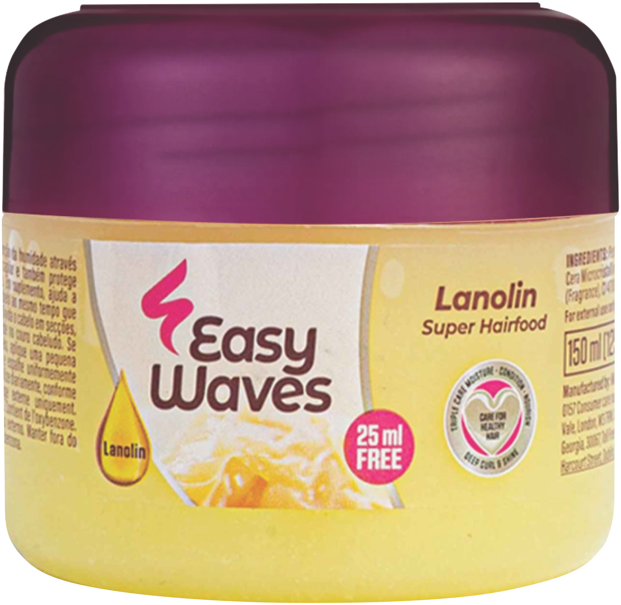 Easy Waves Hair Food 150Gr Lanolin Sw
