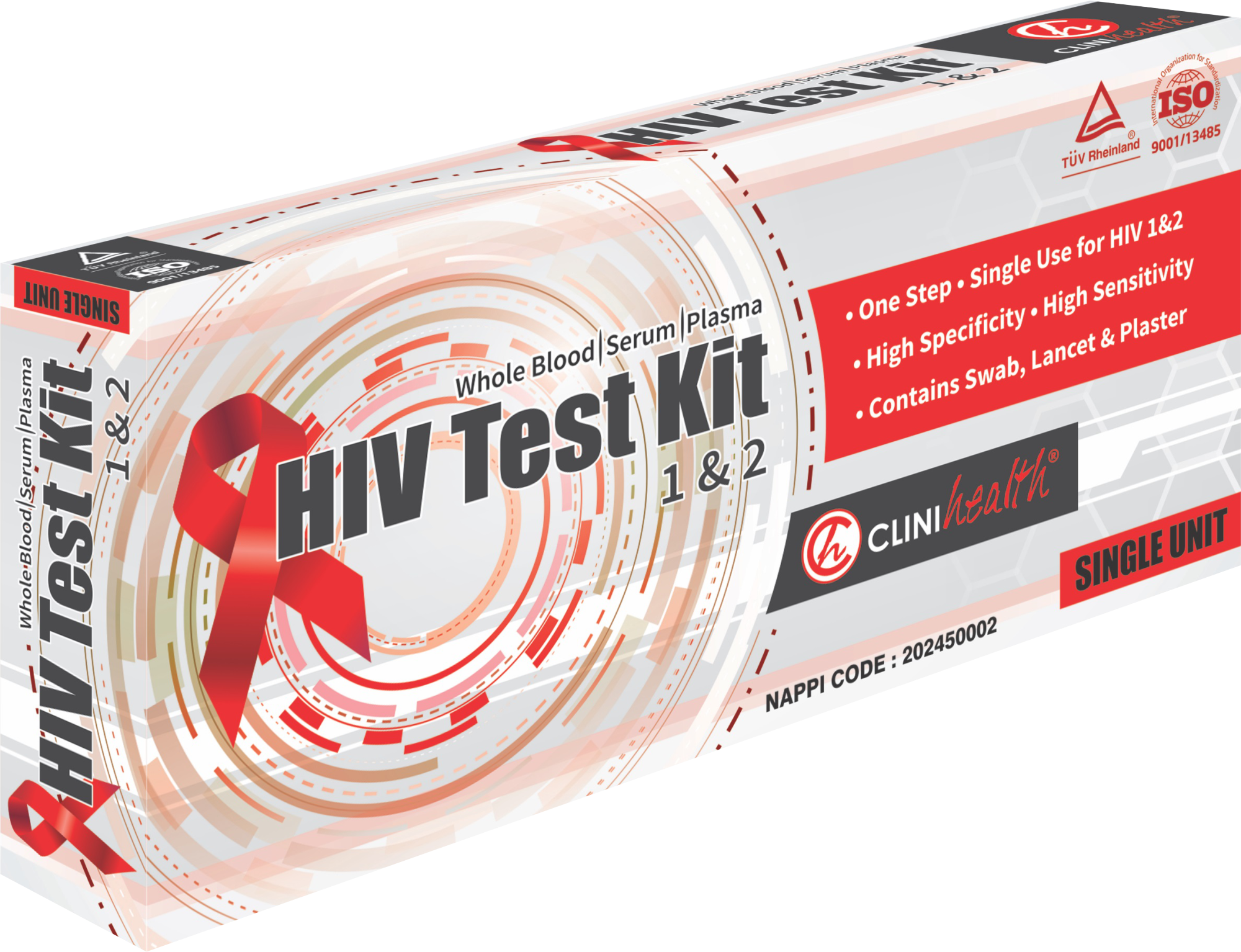 Clini Health Hiv Test Kit