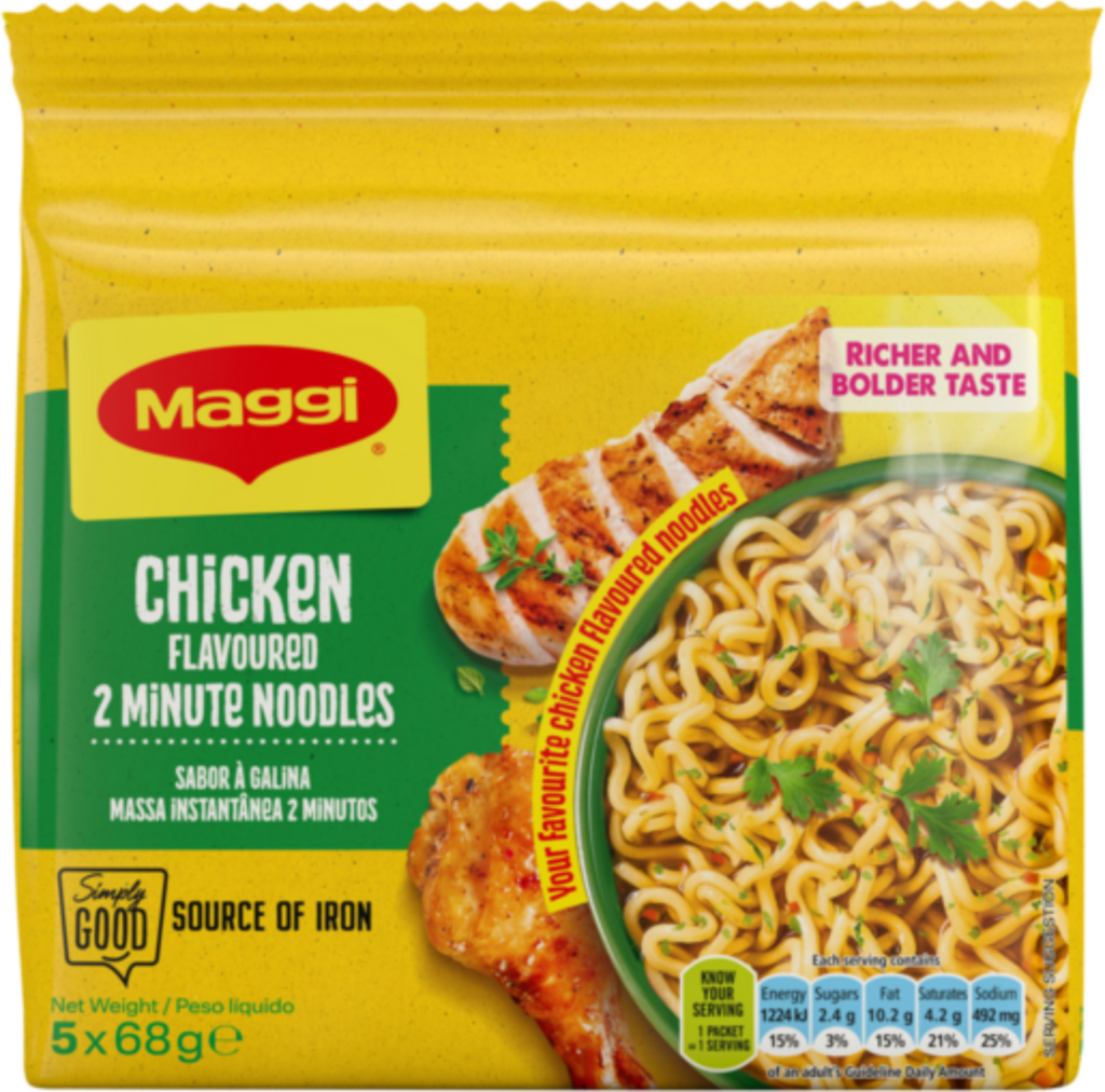 Maggi 2-Minute Noodles 5x68g - Chicken