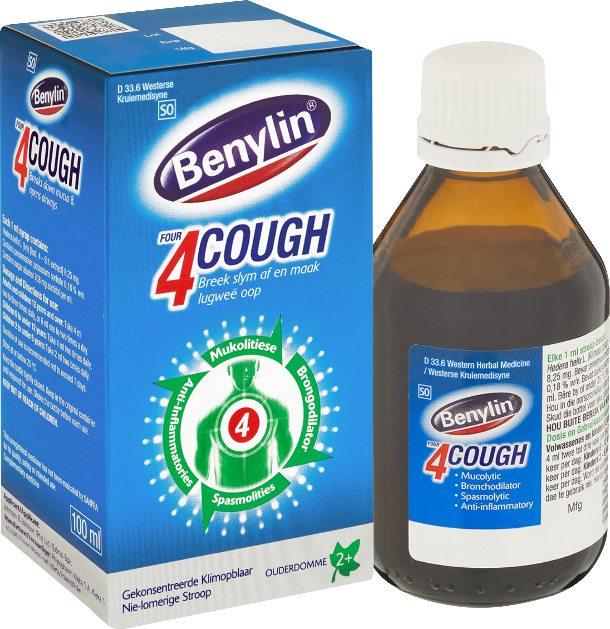 Benylin 4 Cough Syrup 100M