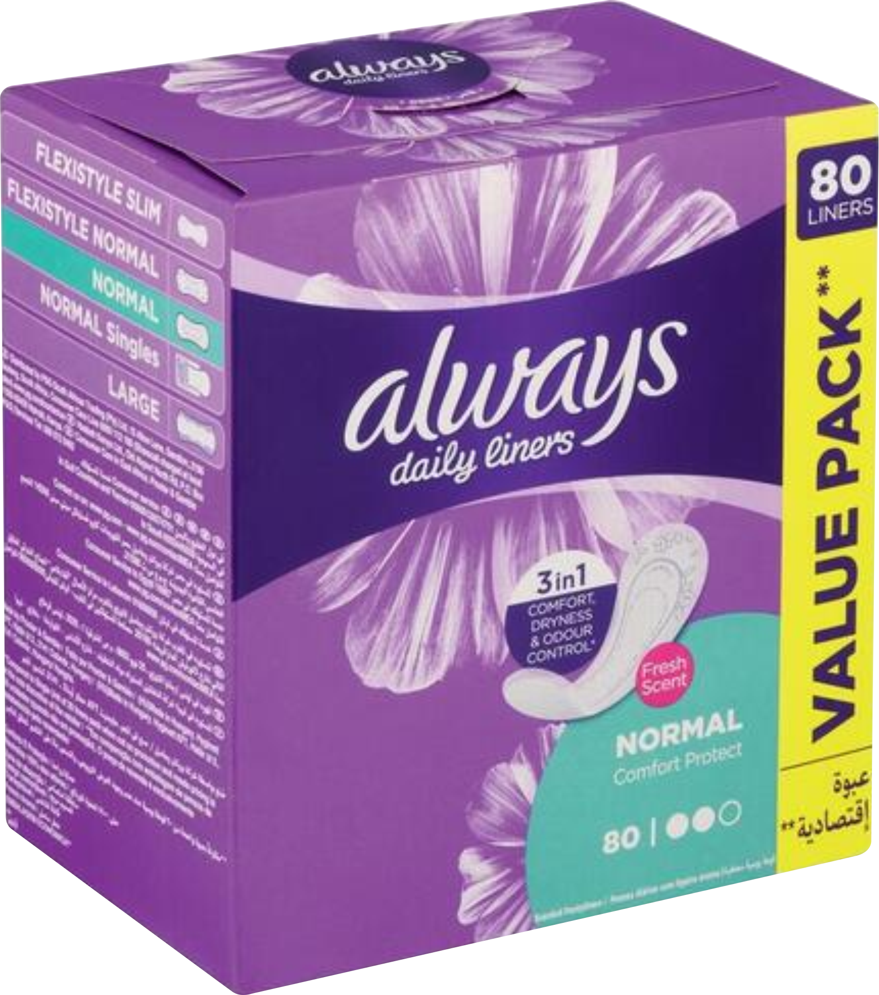 Always Liners Normal 80’S – Scented