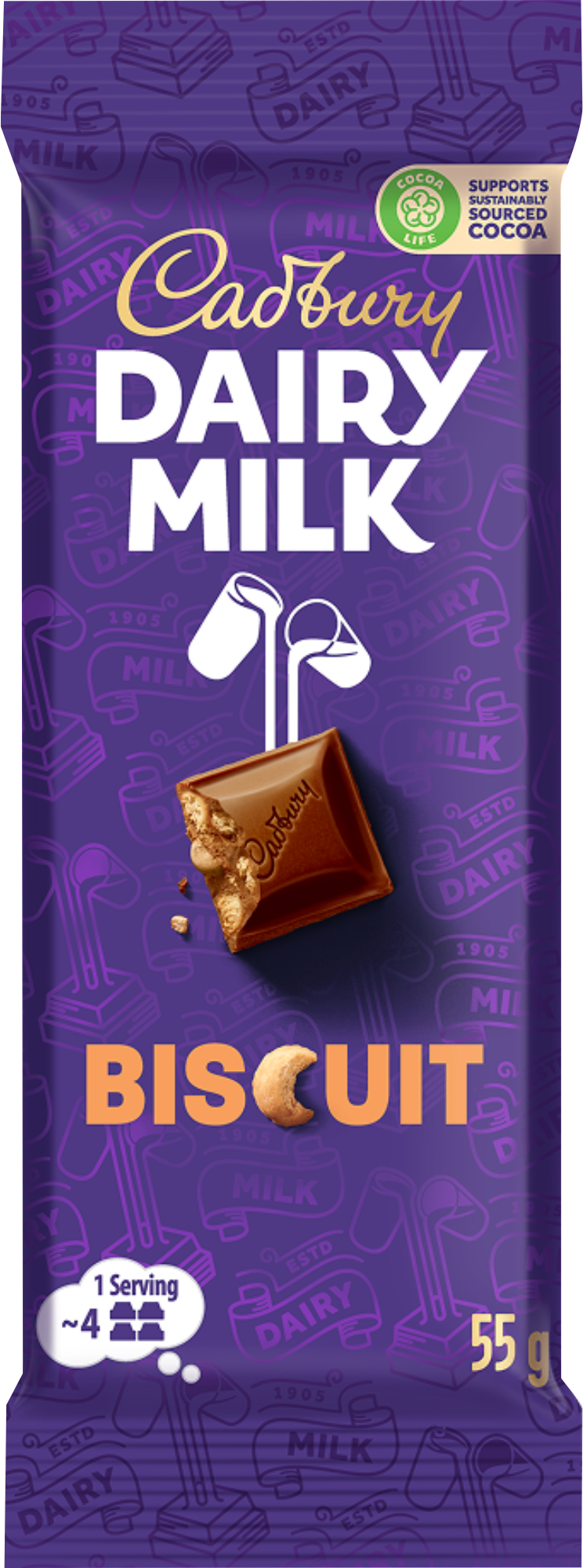Cadbury Slabs 55G – Biscuit