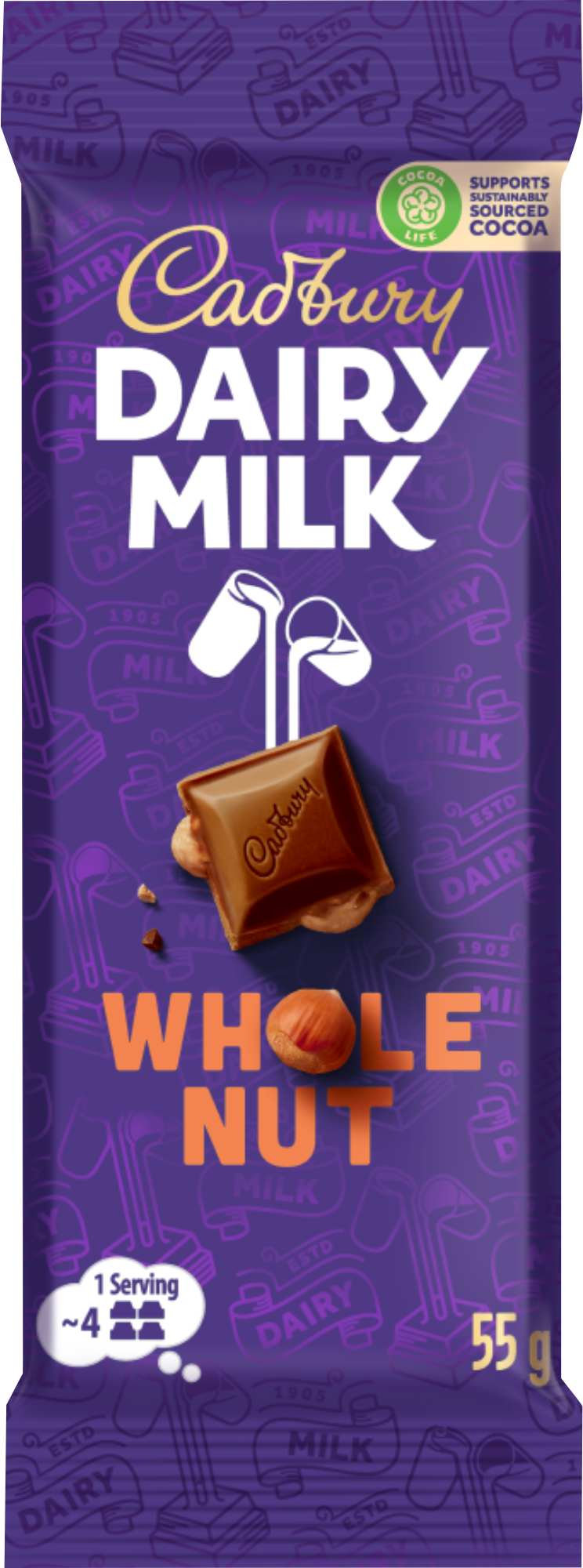 Cadbury Slabs 55G – Whole Nut