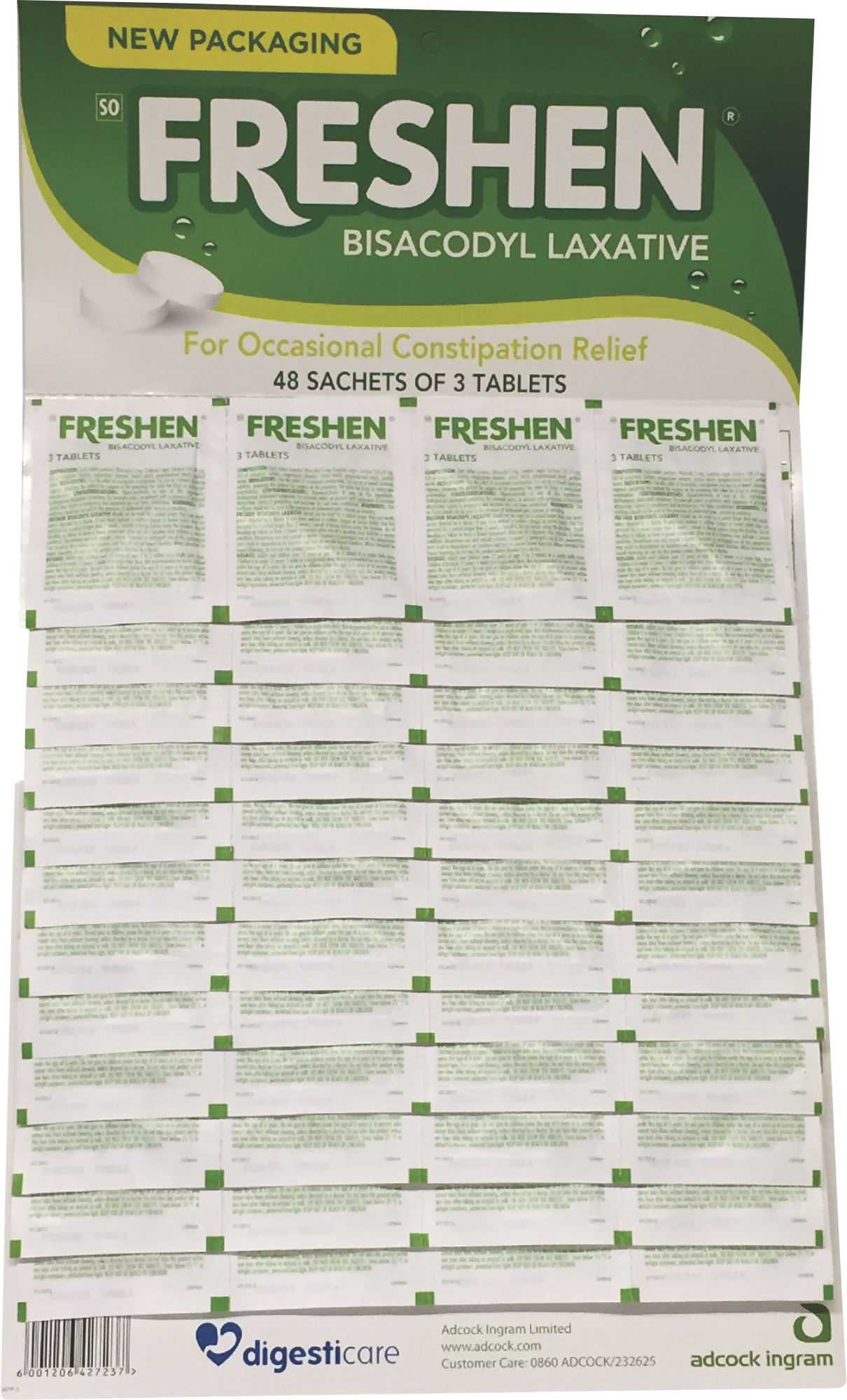 Freshen Bisacodyl Display Cards