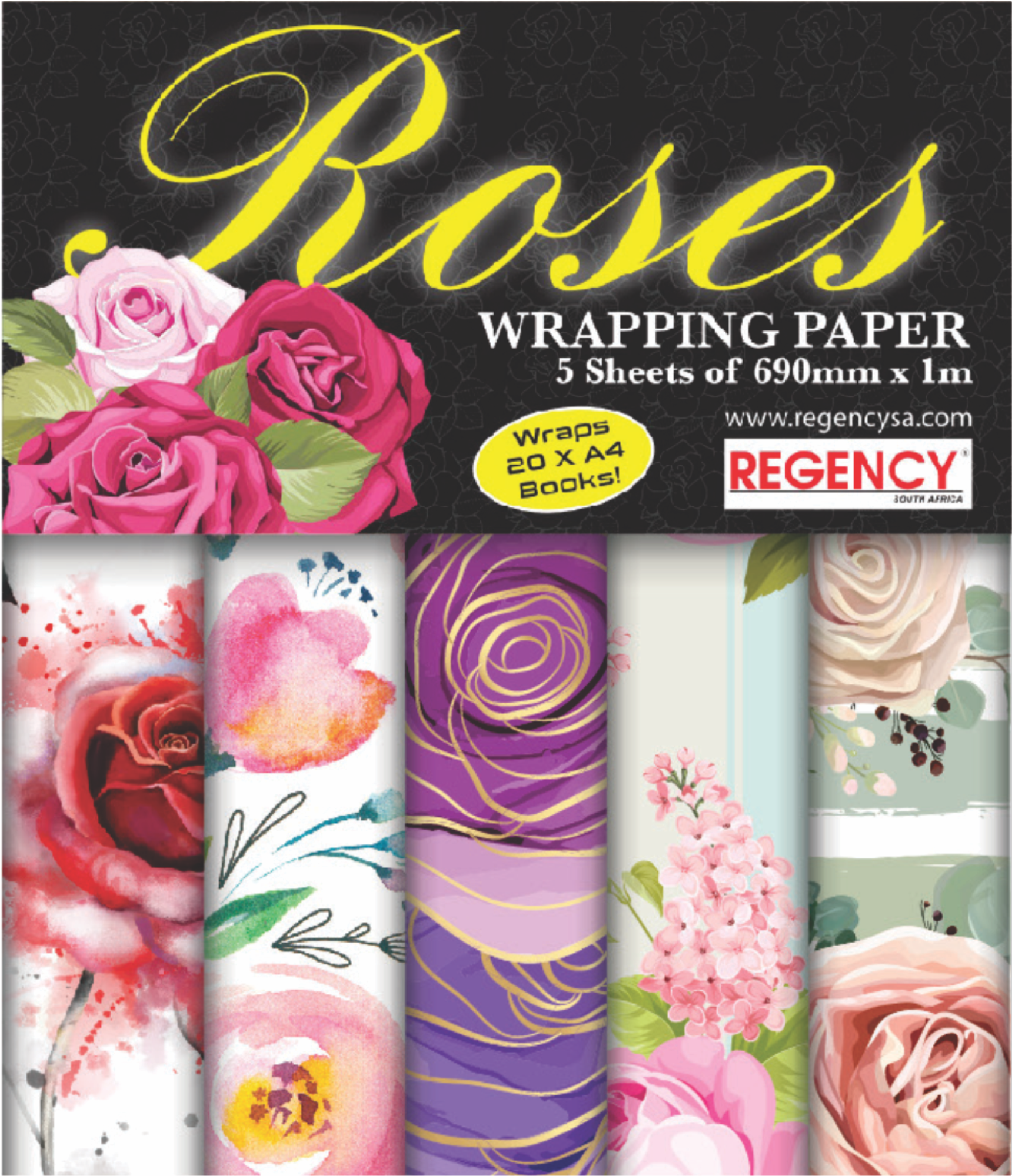 Gift Wrap 690X1Mt (Roses)