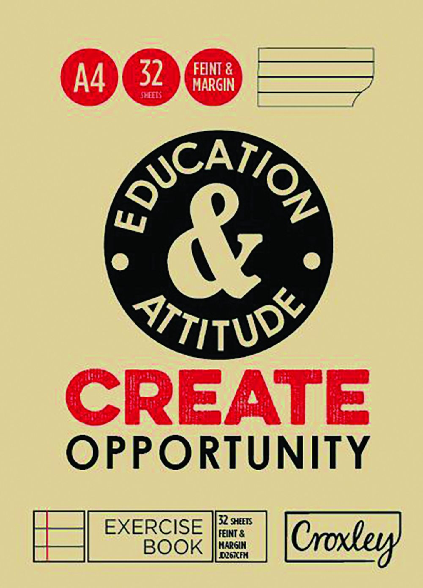 Croxley College Books A4 32Pg – Feint