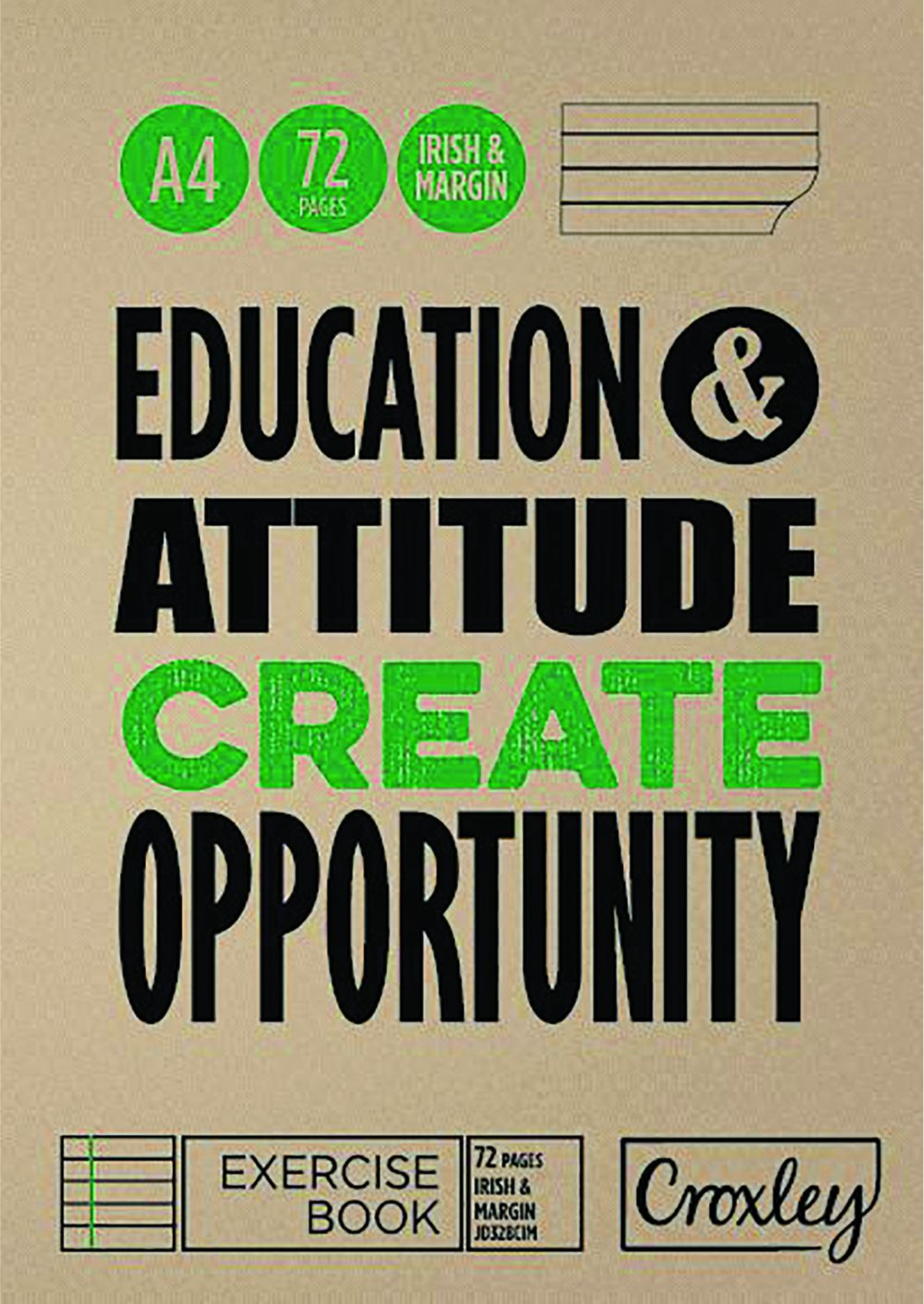 Croxley College Books A4 72Pg – Irish