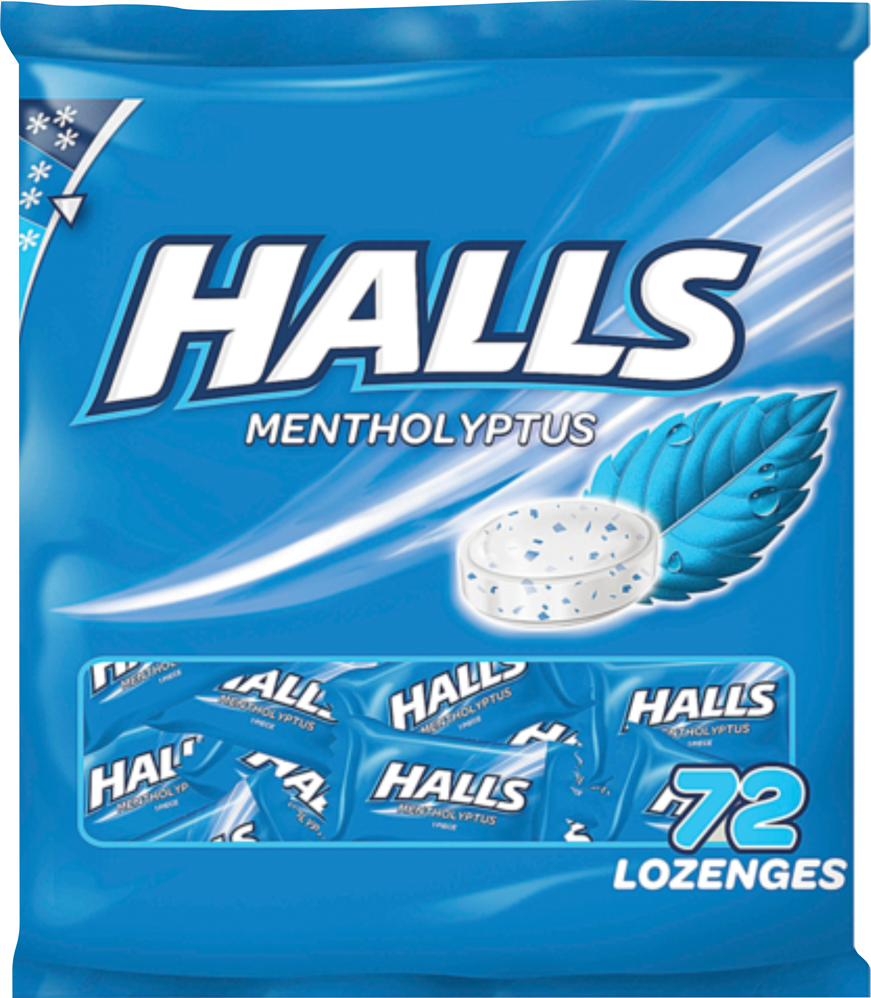 Halls Lozenges Polybag – Menthol Eucalyptus
