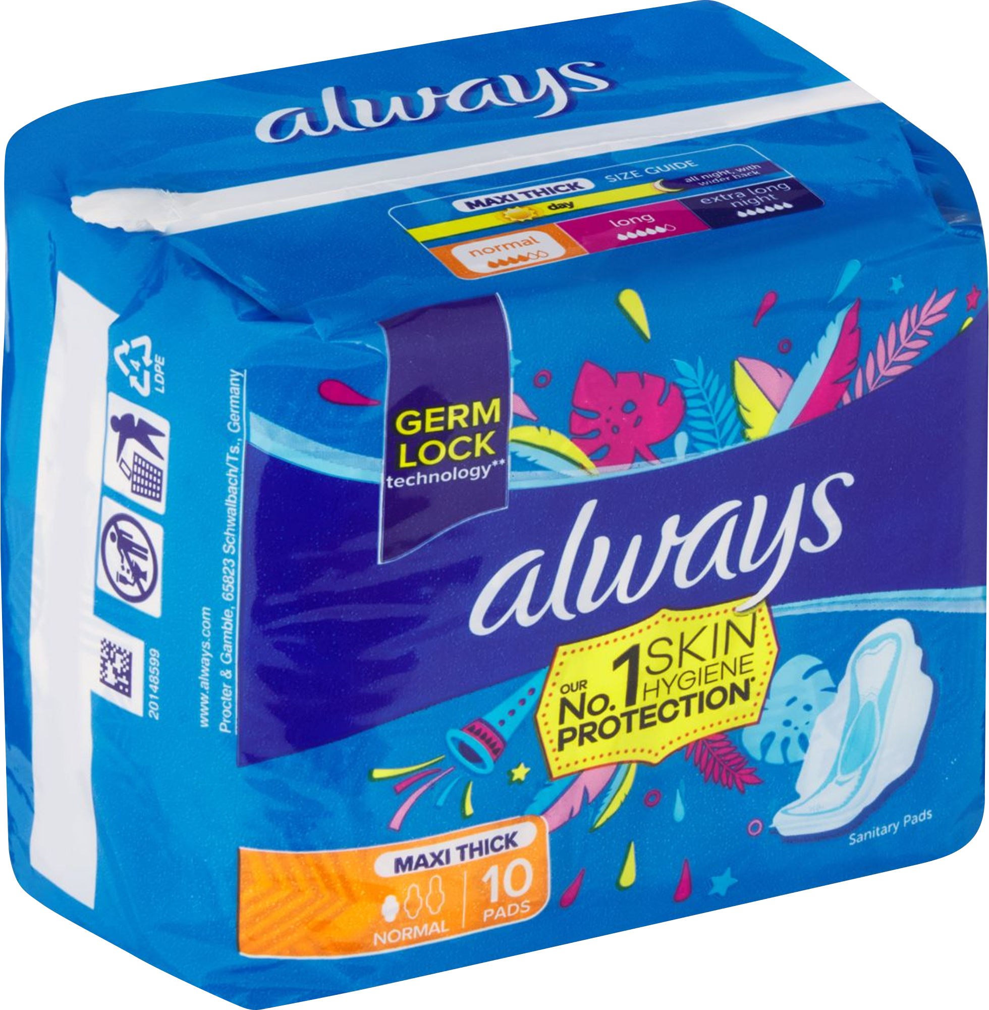 Always Maxi Pads – Normal Plus 10’S Raha