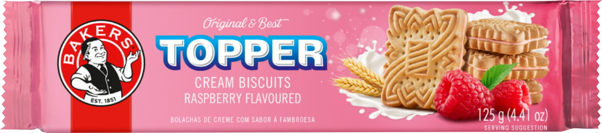 Bakers Topper Biscuits – Raspberry