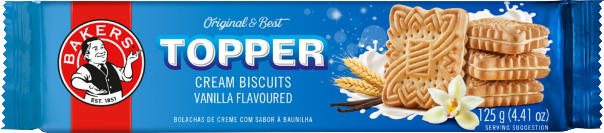 Bakers Topper Biscuits – Vanilla